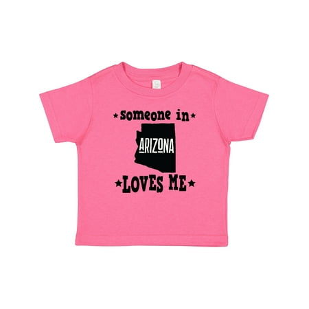 

Inktastic Arizona Someone Loves Me Gift Gift Baby Boy or Baby Girl T-Shirt
