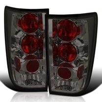 Spec-D Tuning Smoke Lens Tail Lights Compatible with 2004-2015 Nissan Titan without Utility Bed, Left Right Pair Assembly
