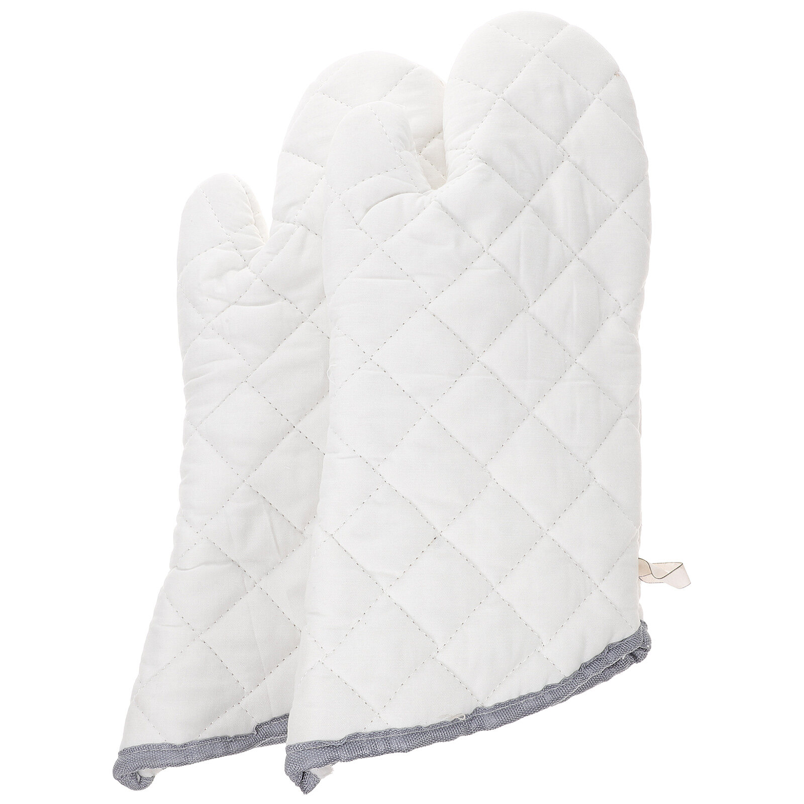 Bakery Heat Resistance Microwave Baking Oven Mitt Gloves Silver White -  14.6 x 5.9(L*W) - Bed Bath & Beyond - 17587884