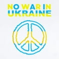 thumbnail image 2 of CafePress - No War In Ukraine Support American Ukrai Body Suit - Baby Light Bodysuit, Size Newborn - 24 Months, 2 of 4