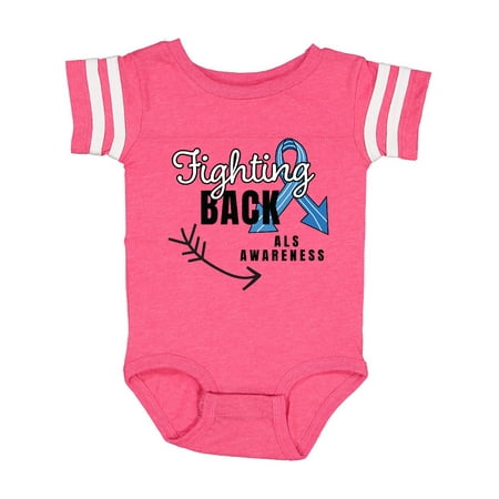 

Inktastic ALS Awareness Fighting Back Gift Baby Boy or Baby Girl Bodysuit