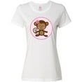 thumbnail image 3 of Inktastic Monkey Girl Women's T-Shirt, 3 of 5