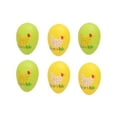 thumbnail image 2 of 6 Pcs Easter Decorations Eggs Hanging Ornaments Colorful for Easter Tree Basket Decor Party Favors Supplies Home, 2 of 9
