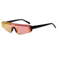 thumbnail image 2 of Anteojos de sol de Moda Zulema protección púrpura Gafas de sol rectangulares de gran tamaño, 2 of 7