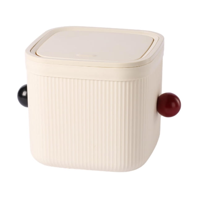 Desktop basura de basura pequeña bote de basura space múltiple ahorro de basura de basura contenedor de desechos para la cocina de la oficina de