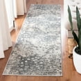 thumbnail image 3 of SAFAVIEH Madison Candelario Abstract Polka Dots Runner Rug, Grey/Beige, 2'2" x 6', 3 of 8