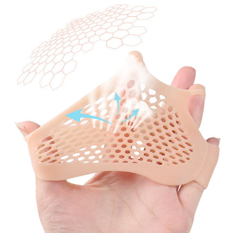 Silicone Gel OpenToed Toe Pads Sleeve Forefoot Cushions Toe Protector
