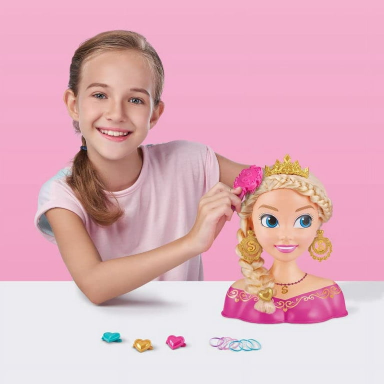 ZURU Sparkle Girlz Princess Hair Styling Head Toy for Kids Case