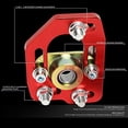 thumbnail image 5 of DNA Motoring CBK-PLT-FM90-RD avant Camber/Caster Plaques Rouge [pour 90-93 Ford Mustang], 5 of 5
