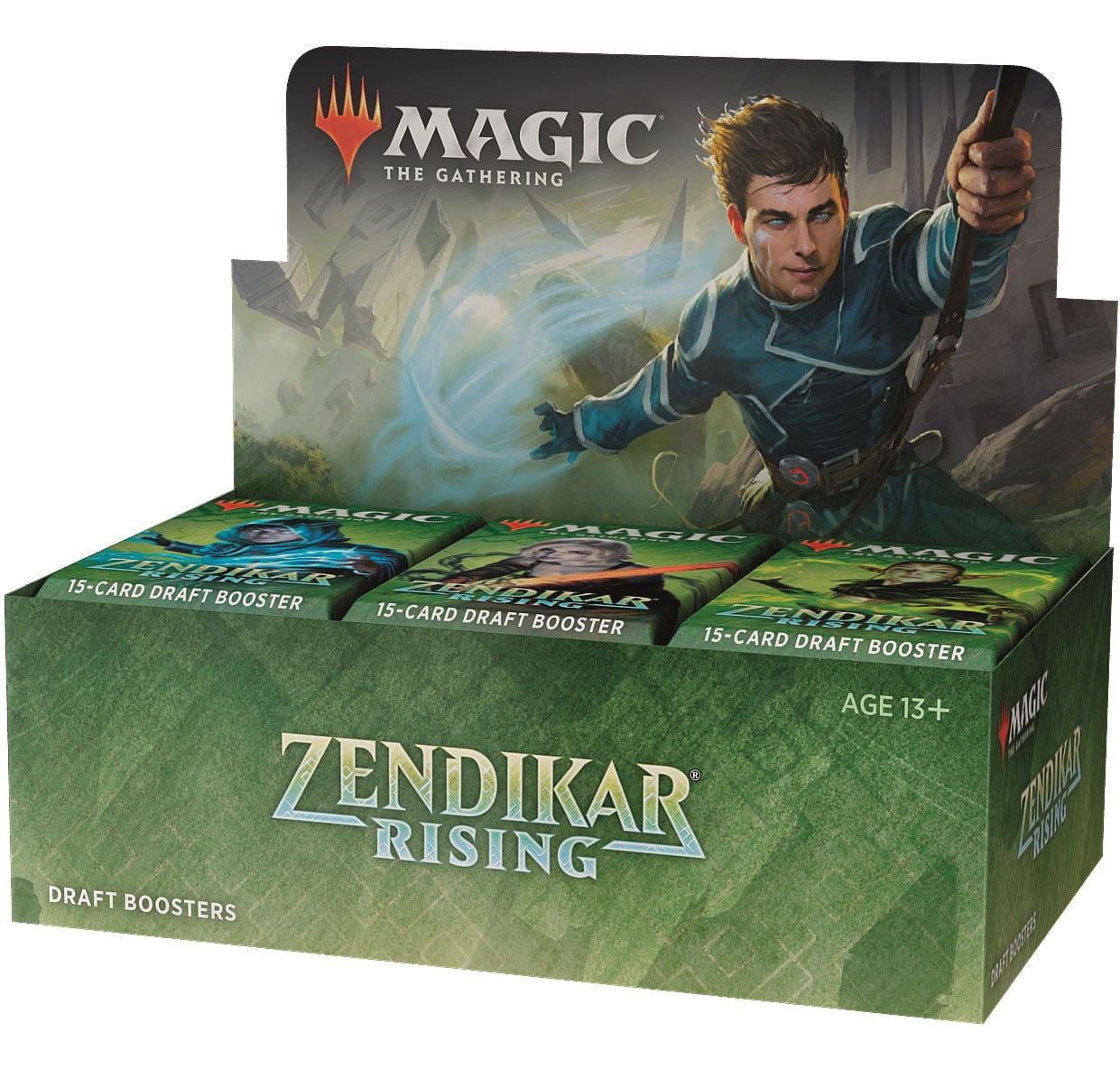 MTG Magic Zendikar Rising Promo Factory Sealed Box 18 Regular & 9 Premium Packs 