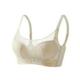 thumbnail image 4 of ALLLIST Womens Bras White Lace No Underwire Bralette Solid Lifting Plunge Ladie Bras Size 34-42, 4 of 4