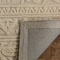 thumbnail image 4 of SAFAVIEH Blossom Roy Mediallion Wool Area Rug, Light Grey/Ivory, 6' x 6' Round, 4 of 7