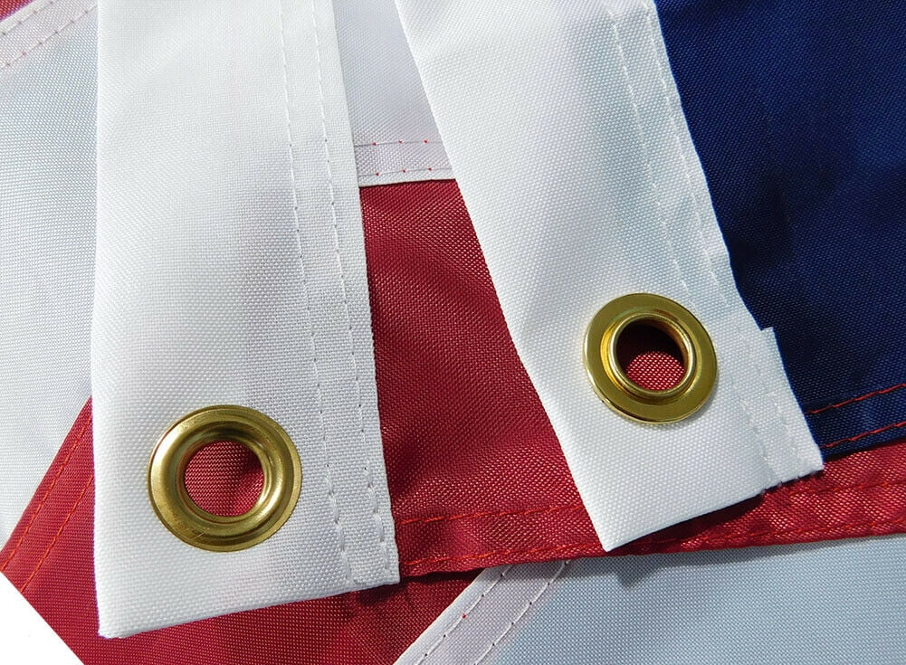 USA 49 Star Stars Linear Premium 3x5 Nylon 210D Embroidered Sewn Flag Banner