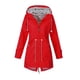 thumbnail image 1 of Chubasquero Macarena Mujer Chaquetas de lluvia impermeables ligeras plegable Con capucha rojo L, 1 of 4