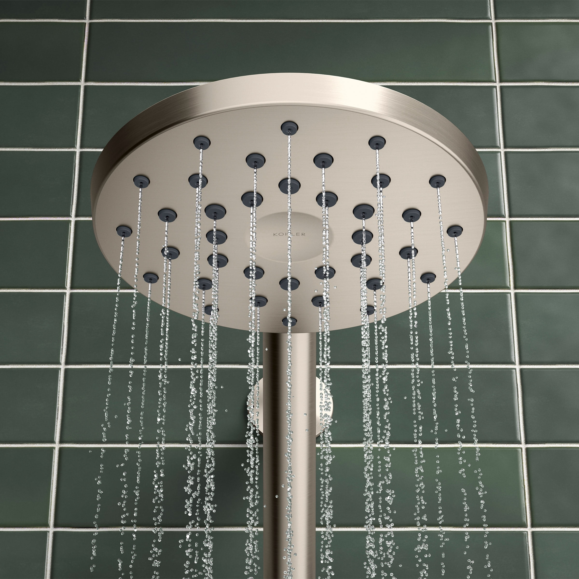 Kohler HydroRail 3-in-1 Multifunction Shower System, Brushed Nickel, with Handshower, Slidebar, 60" Hose, 5 Spray Functions, 1.75 GPM