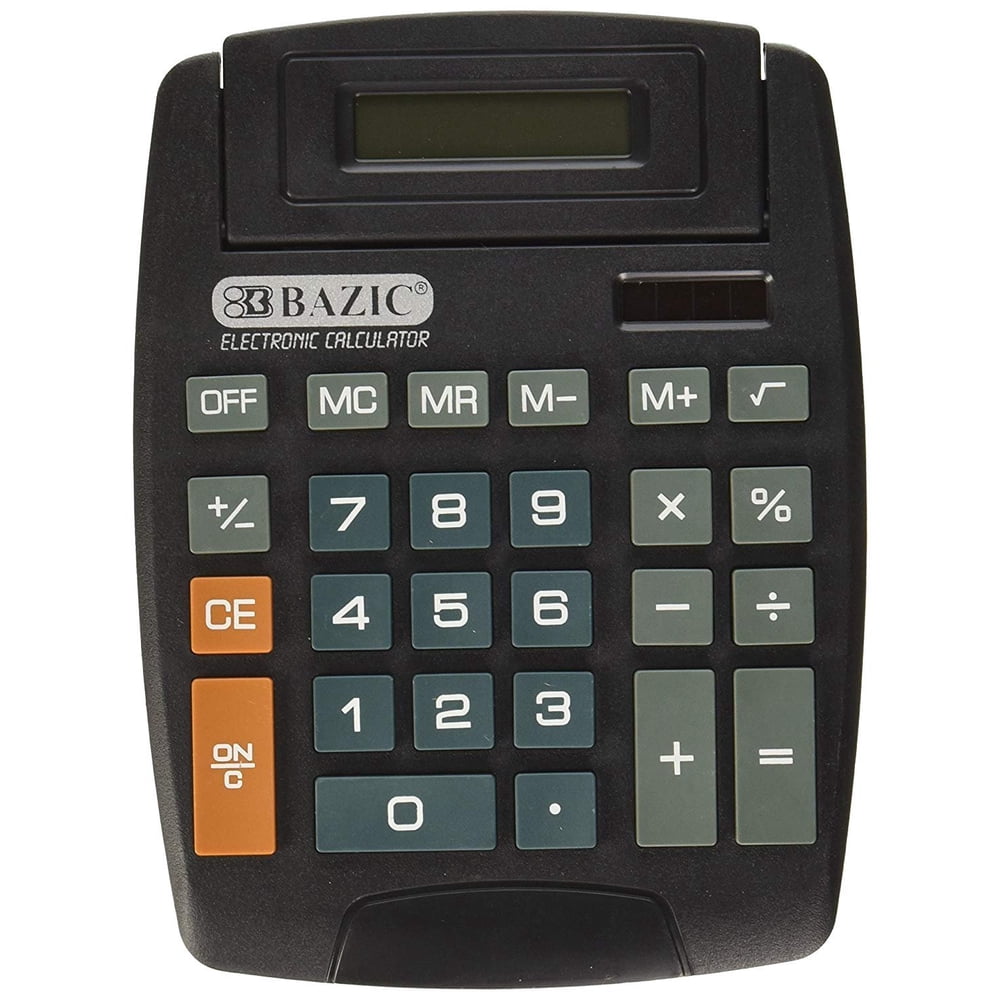 BAZIC 8Digit Large Desktop Calculator, Black