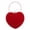 Red, variant on Women's Clutch Bag Fashion Heart Purses Top Handle Cute Handbags Wallet for Ladies Shopping Travel Wedding Party Banquet Red