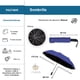 thumbnail image 2 of Sombrilla de Bolsillo con Mecanismo Manual Filtro UV Color Azul, 2 of 6