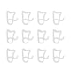 thumbnail image 4 of Clips de luz de canal de Navidad instalación simple de plástico 150pcs Clips de luz de vacaciones para Halloween ANGGREK Otros, 4 of 8