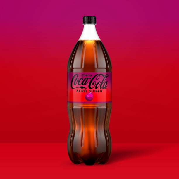 Coca-Cola Zero Cherry 2L - Soda pop for entertainment zones
