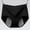 Black, variant on Women's Seamless Underwear High Waisted Tummy Control No Show Panties Full Coverage Stretch Briefs, Black
