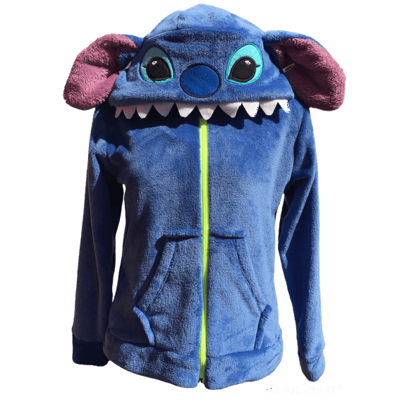 Sudadera Stich del Muñeco narticalmx azul Moda Hoodie Cosplay Premium Stich fleece