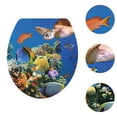 thumbnail image 4 of Pegatina de baño para inodoro, decoración para el hogar, pegatina de pared de animales del océano, decoración de pared 3D Estilo A, 4 of 5