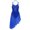 Blue, variant on DPOIS Women's Lyrical Leotard Dress Irregular Ballet Tutu Skirted Dancewear