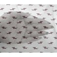 thumbnail image 4 of oneOone Viscose Chiffon Fabric Dachshund Dog Decor Fabric Printed BTY 42 Inch Wide, 4 of 4