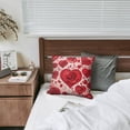 thumbnail image 6 of Valentine's Day Heart Roses Throw Pillow Covers 16"x16", Set Of 2, Linen Study Sofa Cushion Cover Indoor Living Room Home Decor, 6 of 7