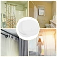thumbnail image 4 of Round Shower Curtain Rod Pole Hanger Tension Hooks for Curtains Wall Bracket Mounted 2 Pcs, 4 of 6