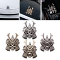 thumbnail image 2 of 2x Etiqueta engomada de la Samurai- japonesa, para vasos, portátiles, ventanas del coche-etiqueta de Guerrero japonés - Bronce cráneo Cola japonés pegatinas, 2 of 8