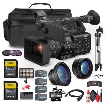 Sony HXR-NX800 4K HDR 1" Sensor NXCAM Camcorder (HXR-NX800) + 3 x BP-U35 Battery + More