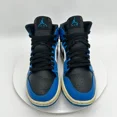 thumbnail image 3 of Ni - ke Ni - ke Air Jordan 1 Mid Men Sz 9.5 332550-400 Soar Blue Black White Training Shoes, 3 of 5