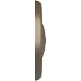 thumbnail image 4 of Ekena Millwork 12"OD x 1 3/4"P Reece Ceiling Medallion (Fits Canopies up to 2 3/8"), Hand-Painted Warm Silver, 4 of 6