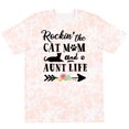 thumbnail image 3 of Inktastic Rockin' the Cat Mom and Aunt Life T-Shirt, 3 of 5