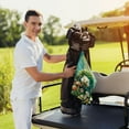 thumbnail image 4 of ONETECH Golf Towel - Flowers, Mushrooms Father's Day 24x16in 2PC, 4 of 7
