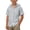 Light Gray, variant on Tigivemen Short Sleeve T Shirts for Boys with Pockets Casual Henley Shirt Boys Solid Button Down Hoodie Shirts White Size 9-10 Years