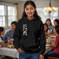 thumbnail image 3 of ThisWear Graduation Gifts Class of 2027 2K27 Graduation Premium Hoodie Sweatshirt Small Black, 3 of 7
