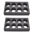 thumbnail image 4 of 2 bandejas portátiles para tazas de café, bandejas para envasar café, soportes para tazas de té con leche, 4 of 7
