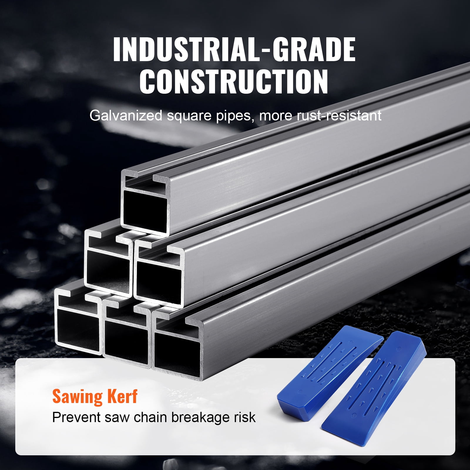 KFFKFF 14"-36" Guide Bar 0.2"-11.81" Cutting Thickness Portable Chainsaw Mill