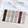 thumbnail image 6 of KOMI 6 Pack Braided Stretchy Bands Compatible with Apple Watch Band 38mm 40mm 41mm 42mm 44mm 45mm 49mm Women Men,Adjustable Nylon Solo Loop Elastic Straps for iWatch Series 9 8 7 6 5 4 3 2 1 SE Ultra, 6 of 6