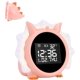 thumbnail image 1 of Reloj despertador para niños, reloj despertador digital de dinosaurio, relojes USB recargables para niños pequeños con luces nocturnas para dormitorio de niñas y niños, control táctil, temperatura, p, 1 of 5