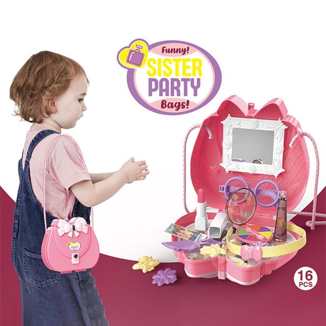 1 Juego de juguetes de simulación para niños, juguetes de juego de rol, juguete educativo preescolar temprano Maquillaje perfke fingir jugar juguetes