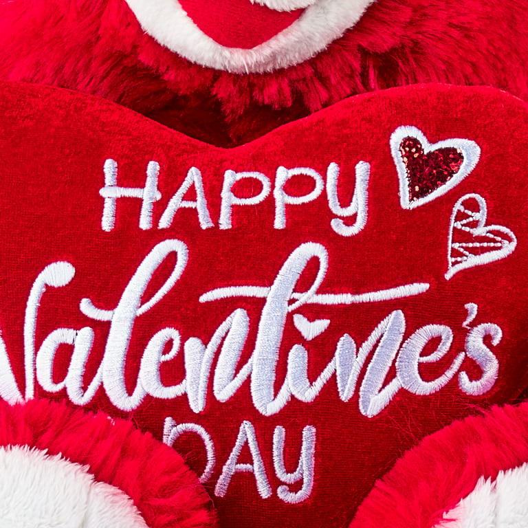 Way to Celebrate! Valentine's Day 31in Sweetheart Teddy Bear 2023, White 