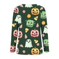 thumbnail image 4 of Halloween Shirts for Women Long Sleeve T-Shirts Funny Graphic Print Casual Loose Comfy Crewneck Tunic Tops Women Fall Outfit, 4 of 4
