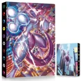thumbnail image 1 of Trading Card Holder Card Album Binder, Protection Folder Book Collectible Card Album, 4-Pocket with 30-Pages 240-Trading Cards Capacity, Present for Children(CK10), 1 of 6