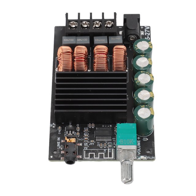 Speaker Amplifier Board, Power Amplifier Board Dual TPA3116D2 Chips 5.0 Input HiFi AUX Input for Speaker
