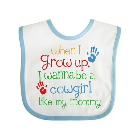

Inktastic Cowgirl Like Mommy Gift Baby Girl Bib