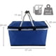 thumbnail image 3 of Cestas de Picnic aisladas,Bolsa refrigeradora Plegable con ,Bolsa aislada Extragrande como Bolsa térmica,para IR de Compras Fokelyi MZQ-0294-1, 3 of 4